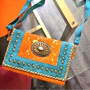 Calf Hair Crossbody Bag